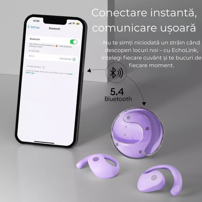 Traducere instantanee în 114 limbi – Căști inteligente EchoLink
